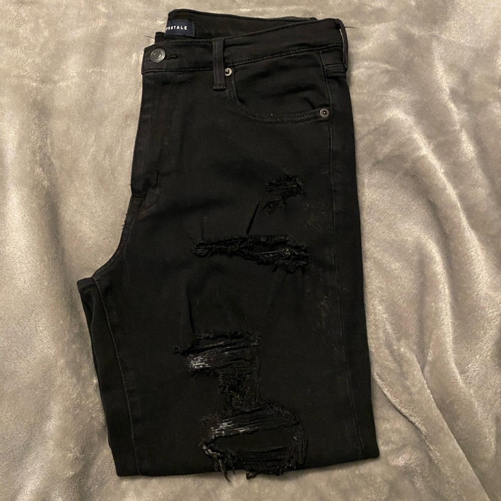 Black Aeropostale mom jeans